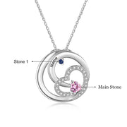 Rhodium Pated Necklace
