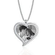 Engraved Stainless Steel Persomalized Photo Necklaces