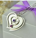 Personalized Heart necklace#AS101784