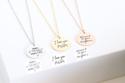 Personalized 20mm Disc Necklace #AS101852