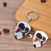 Personalized Stainless Steel Photo Keychain