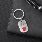 Engraving Stainless Steel Keychain