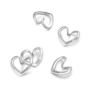 Stainless Steel Heart Shape Charm