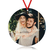 Christmas Photo Customization Ornaments Personalization