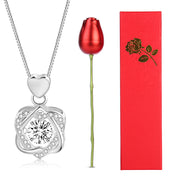 925 Sterling Silver Moissanite Necklace