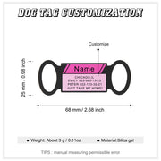 Personalized Silica gel Dog Tag