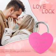 Personalized Zinc Alloy Custom Love Lock