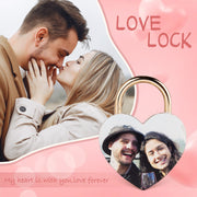 Personalized Zinc Alloy Custom Love Lock