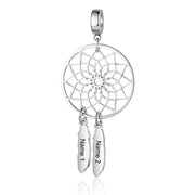 Personalized Stainless Steel Dreamcatcher Jewelry Charm Beads