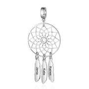 Personalized Stainless Steel Dreamcatcher Jewelry Charm Beads