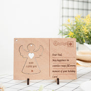 Personalized Wooden Greeting Card