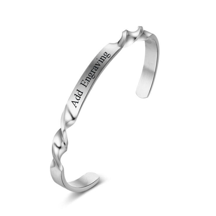 Engraving Name Stainless Steel Bracelet
