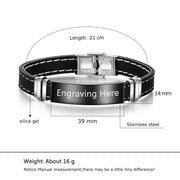 Stainless Steel Personalized Bracelet