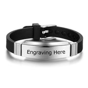 Silica Gel Personaliozed Name Bracelet