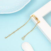 Stainless Steel Gold Plated Name Bracelet