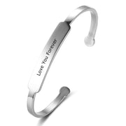 Engraving Stainless Steel Bracelet