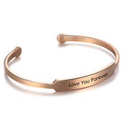 Engraving Stainless Steel Bracelet