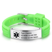 Personalized Stainless Steel Medical Bracelet