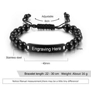Engraving Stainless Steel Bracelet