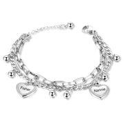 Engraving Stainless Steel Bracelet