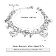 Engraving Stainless Steel Bracelet
