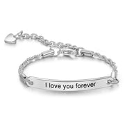 Engraving Stainless Steel Name Bracelet