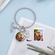 Stainless Steel Personalized Photo Bracelet