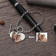 Personalized Stainless Steel Photo Bracelet