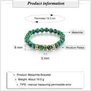 Engraved Rhodium Plated Bracele