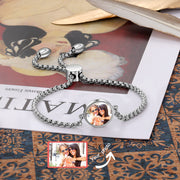 Stainless Steel Personalized Photo Bracelet