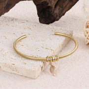 Personalized Stainless Steel Leaf Name Bracelet