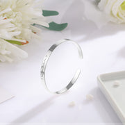 925 Sterling Silver Custom Name Bangle Bracelet