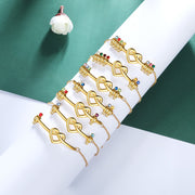 Gold Plated Baby Heart Shape Bracelet