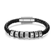 Personalized Titanium Steel Bead Bracelet