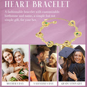 Custom Heart Bracelet