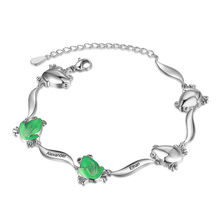 Custom Frog Bracelet
