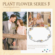 Custom Rose Flower Bracelet