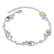 Custom Rose Flower Bracelet
