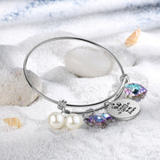 Custom Easter Bangle Bracelet
