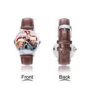 Personalized Alloy Leather Photo Watch