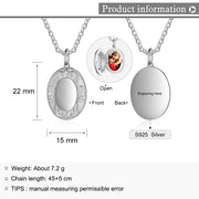 Custom Photo Necklace