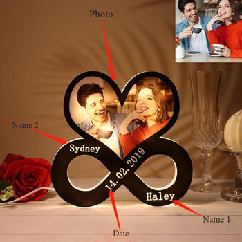 Custom Heart Photo Light Lamp