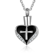 Custom Heart Ashes Necklace
