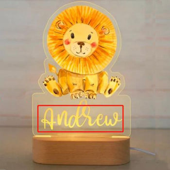 Custom Lion Light Lamp