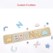 Children's Educational Toys Customize Wooden Name Puzzle