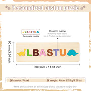 Children's Educational Toys Customize Wooden Name Puzzle