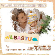Children's Educational Toys Customize Wooden Name Puzzle