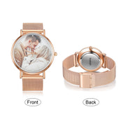 Personalized Alloy and stainless steel Photo Watch