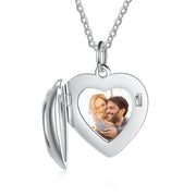 personalized Heart Photo Necklace