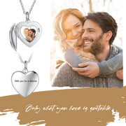 personalized Heart Photo Necklace